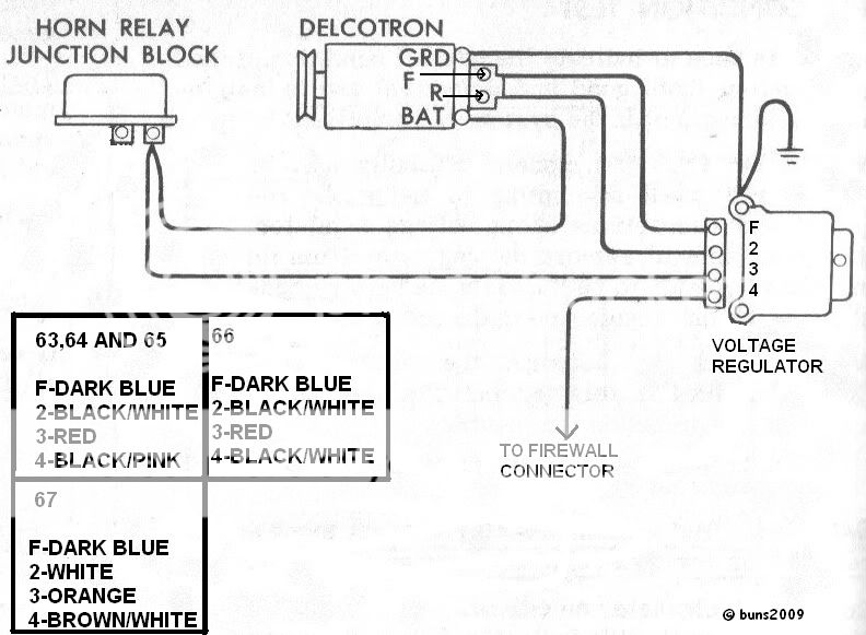 63 Corvette Voltage Regulator Wiring Diagram